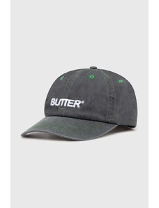 Βαμβακερό καπέλο του μπέιζμπολ Butter Goods Rounded Logo 6 Panel Cap χρώμα: πράσινο, BGQ1247004