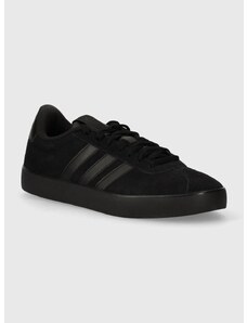 Σουέτ αθλητικά παπούτσια adidas COURT χρώμα: μαύρο, ID9184