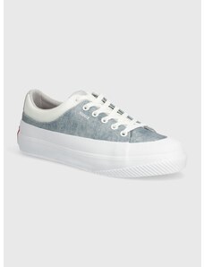 Πάνινα παπούτσια HUGO Dyer χρώμα: άσπρο, 50517201