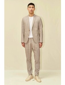 Drykorn Classic Jacket In Linen Mix