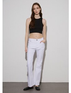 KATELONDON Jean παντελόνι bootcut - Λευκό