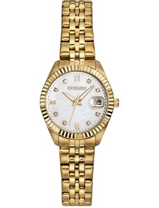 GREGIO Mallory Petit Crystals - GR480020 Gold case with Stainless Steel Bracelet