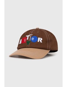 Βαμβακερό καπέλο του μπέιζμπολ Butter Goods Design Co 6 Panel Cap χρώμα: καφέ, BGQ1246802