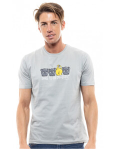 Splendid Ανδρικό κοντομάνικο t-shirt με τύπωμα "elephant" Μέντα