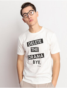 Splendid Ανδρικό κοντομάνικο t-shirt με τύπωμα "delete" Off White