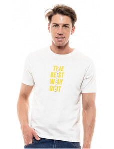 Be-casual Ανδρικό T-shirt Way White