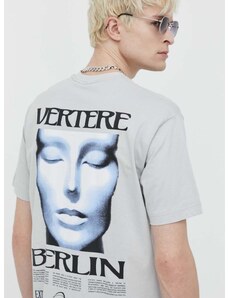 Βαμβακερό μπλουζάκι Vertere Berlin SLEEPWALK χρώμα: γκρι, VER T238