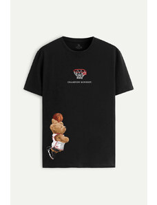 UnitedKind Champion Mindset Teddy, T-Shirt σε μαύρο χρώμα