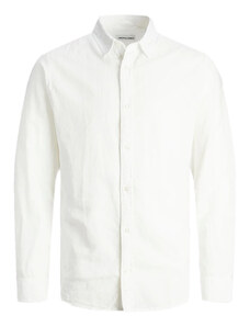 JACK & JONES Πουκαμισο Jjelinen Blend Shirt Ls 12248579 C-N100 white