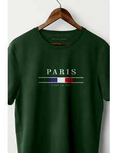 UnitedKind Paris La Vie, T-Shirt σε πράσινο χρώμα