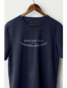 UnitedKind Veni Vidi Vici, T-Shirt σε μπλε χρώμα