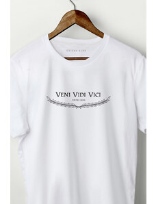 UnitedKind Veni Vidi Vici, T-Shirt σε λευκό χρώμα