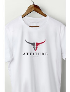 UnitedKind Goat Attitude, T-Shirt σε λευκό χρώμα