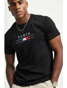 UnitedKind Paris La Vie, T-Shirt σε μαύρο χρώμα