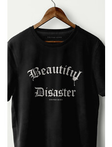 UnitedKind Beautiful Disaster, T-Shirt σε μαύρο χρώμα