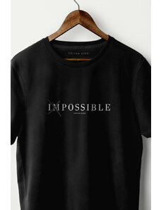 UnitedKind Impossible, T-Shirt σε μαύρο χρώμα