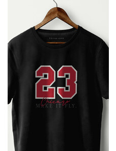 UnitedKind Chicago Make It Fly, T-Shirt σε μαύρο χρώμα