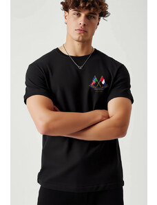 UnitedKind Nautical Flags, T-Shirt σε μαύρο χρώμα