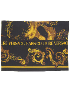 Versace Jeans Couture Κασκόλ για Γυναίκες, Μαύρο, Μετάξι, 2024
