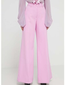 Παντελόνι Blugirl Blumarine χρώμα: ροζ