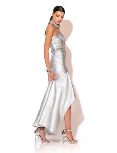 E-kellys Φόρεμα Metallic Στράπλες CTHROU