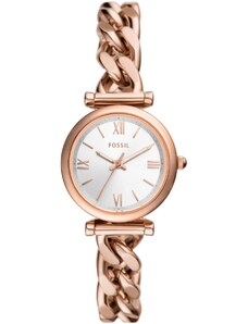 FOSSIL Carlie - ES5330 Rose Gold case with Stainless Steel Bracelet