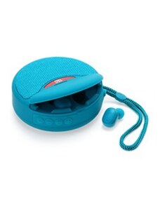 T&G Ασύρματο ηχείο Bluetooth με ακουστικά - TG-808 - 883808 - Light Blue