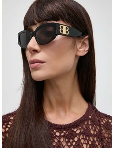 Γυαλιά ηλίου Balenciaga χρώμα: μαύρο, BB0324SK
