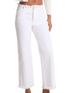 MICHAEL KORS Jeans Frayed Wb Crop Flare MS4904P80V 117 optic white