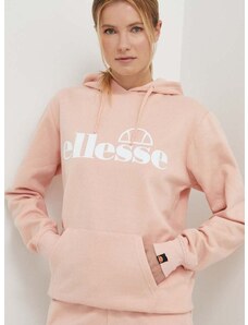Μπλούζα Ellesse Lyara OH Hoody χρώμα: ροζ, με κουκούλα, SGP16455