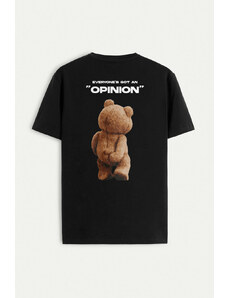 UnitedKind Teddys Opinion, T-Shirt σε μαύρο χρώμα