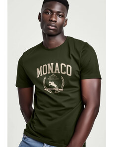 UnitedKind Monaco Prestige Club, T-Shirt σε χακί χρώμα