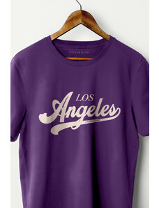 UnitedKind Los Angeles, T-Shirt σε μωβ χρώμα