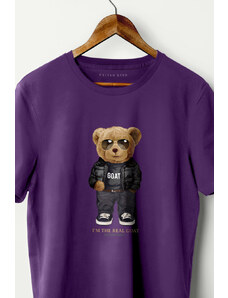 UnitedKind Real Goat Teddy, T-Shirt σε μωβ χρώμα