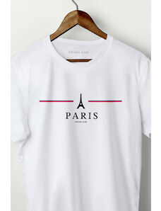 UnitedKind Paris Minimal, T-Shirt σε λευκό χρώμα