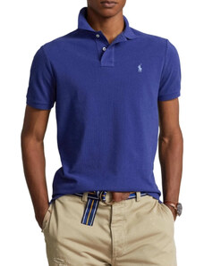 Polo Ralph Lauren Polo μπλούζα slim fit μπλε ρουά