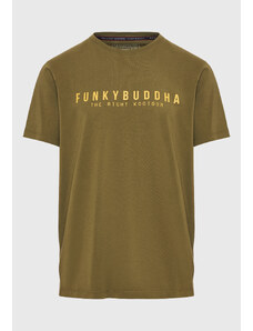 Ανδρικό T-shirt Funky Buddha FBM009-010-04 XAKI