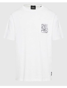Ανδρικό T-Shirt Funky Buddha FBM009-066-04 ΛEYKO