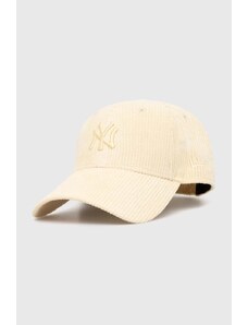 Κοτλέ καπέλο μπέιζμπολ New Era 9Forty New York Yankees χρώμα: κίτρινο, 60434997