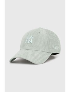 Κοτλέ καπέλο μπέιζμπολ New Era 9Forty New York Yankees χρώμα: πράσινο, 60434998