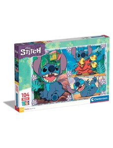 Clementoni Παιδικό Παζλ Maxi Super Color Disney Stitch 104 τμχ