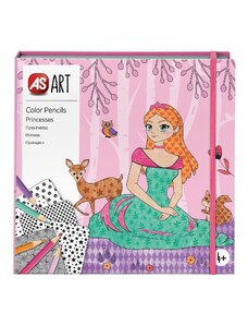 AS Company AS Art Ξυλομπογιές Πριγκίπισσες Για 4+ Χρονών
