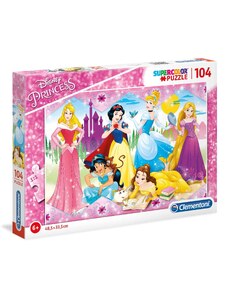 Clementoni Παιδικό Παζλ Super Color Princess 104 τμχ