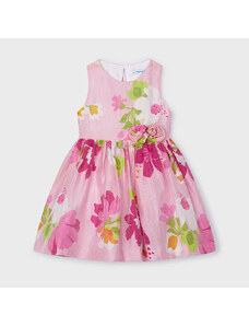 Φόρεμα παιδικό λινό φλοράλ mayoral 24-03911-089 regular fit