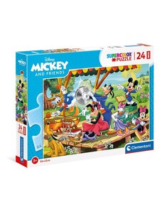 Clementoni Παιδικό Παζλ Maxi Super Color Mickey And Friends 24 τμχ