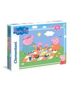 Clementoni Παιδικό Παζλ Maxi Super Color Peppa Pig 24 τμχ