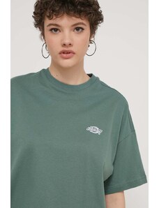 Βαμβακερό μπλουζάκι Dickies χρώμα πράσινο DK0A4Y1BBLK1