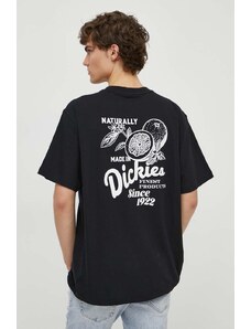 Βαμβακερό μπλουζάκι Dickies RAVEN TEE SS ανδρικό, χρώμα: μαύρο, DK0A4YYM