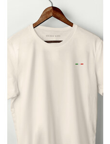UnitedKind Italian Stripe, T-Shirt σε εκρού χρώμα