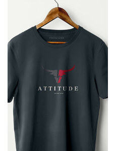 UnitedKind Goat Attitude, T-Shirt σε iron grey χρώμα